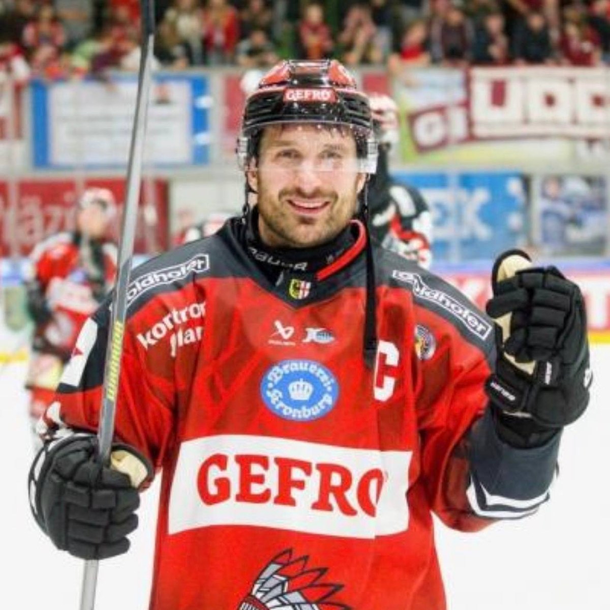 Tyler Spurgeon in his professional hockey uniform